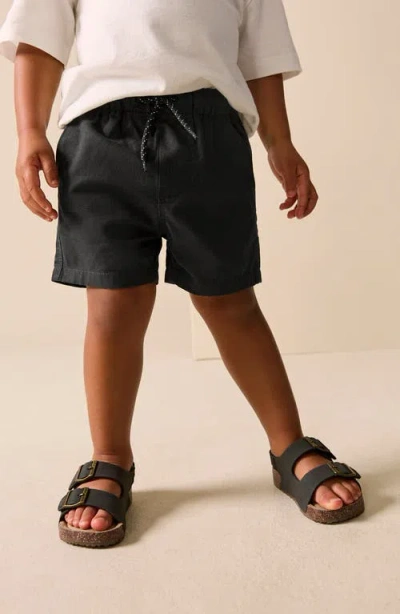 Next Kids' Pull-on Shorts In Black