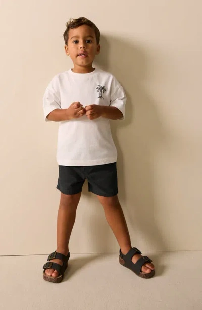 Next Kids' Pull-on Shorts In Black