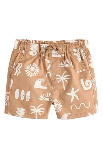 Next Kids' 3-pack Assorted Cotton Drawstring Shorts In Multi