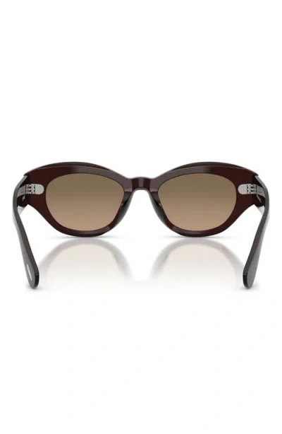 Oliver Peoples Lerrue Oval Sunglasses In Black