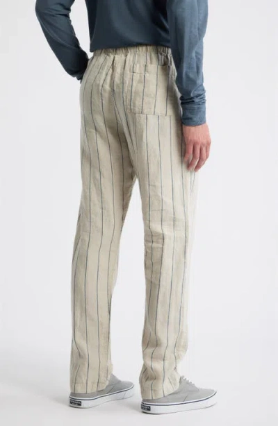 Alex Crane  Bo Linen Drawstring Pants In Multi