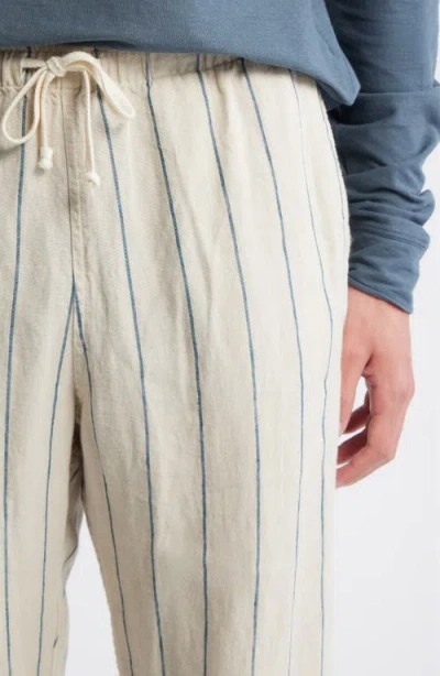 Alex Crane  Bo Linen Drawstring Pants In Multi
