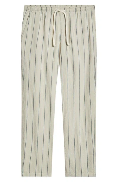 Alex Crane  Bo Linen Drawstring Pants In Multi