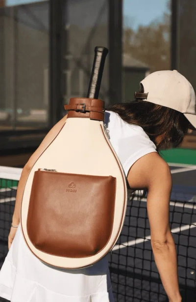 Jurgi Tennis Racket Backpack In Sand