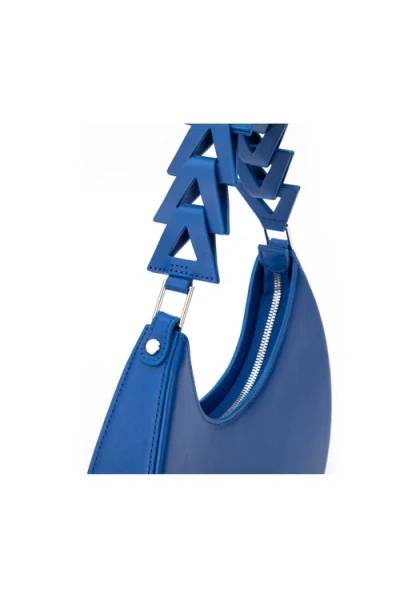 Jurgi D Letter Shoulder Bag In Blue