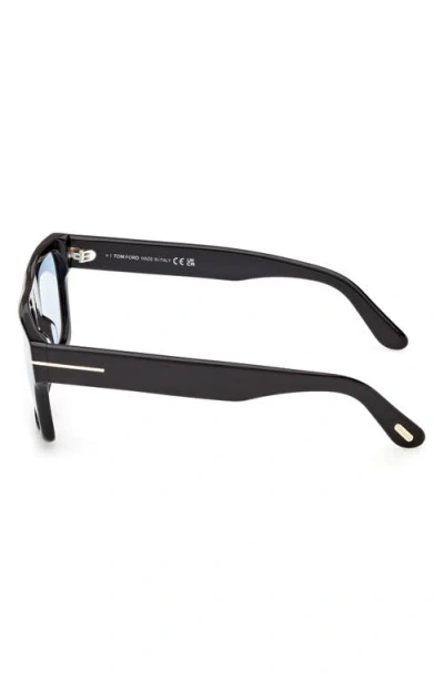 Tom Ford Cyrus 53mm Square Sunglasses In Black