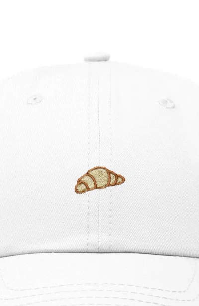 Dalix Croissant Dad Cap In White