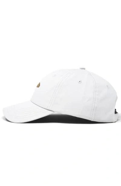 Dalix Croissant Dad Cap In White