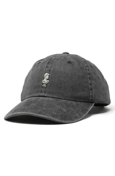 Dalix Sculpture Dad Cap In Black