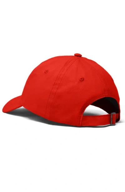Dalix Sculpture Dad Cap In Red