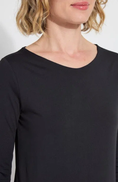Lyssé Lysse Ntials Long Sleeve T-shirt In Black