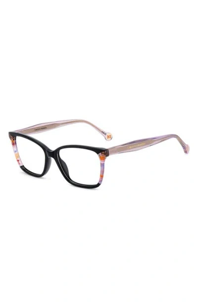 Carolina Herrera 53mm Rectangular Reading Glasses In Red
