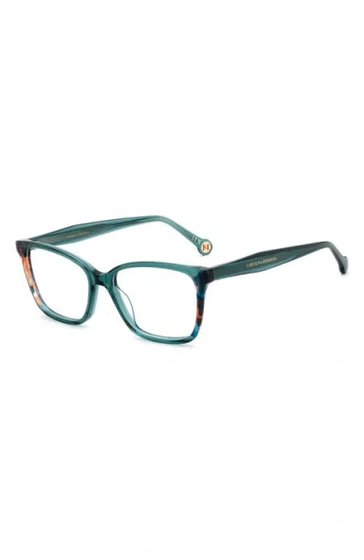 Carolina Herrera 53mm Rectangular Reading Glasses In Pink