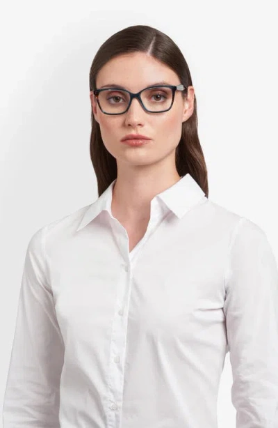 Carolina Herrera 53mm Rectangular Reading Glasses In Pink