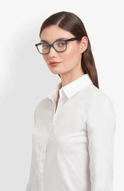 Carolina Herrera 53mm Rectangular Reading Glasses In Pink