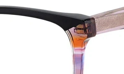 Carolina Herrera 53mm Rectangular Reading Glasses In Red