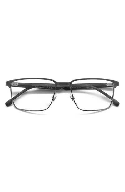 Carrera Eyewear 55mm Rectangular Optical Glasses