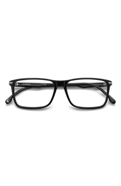 Carrera Eyewear 54mm Rectangular Optical Glasses In Black
