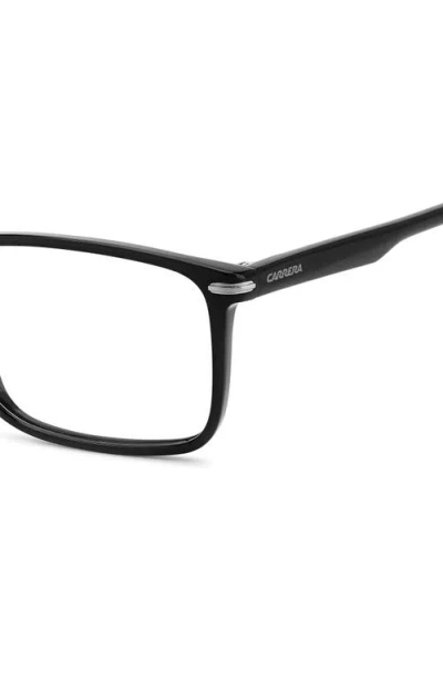 Carrera Eyewear 57mm Rectangular Optical Glasses In Black