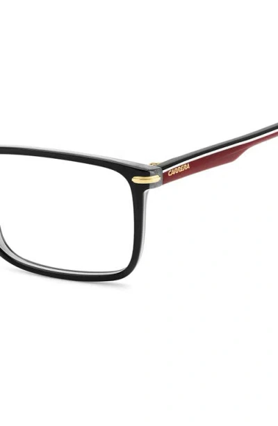 Carrera Eyewear 57mm Rectangular Optical Glasses In Multi