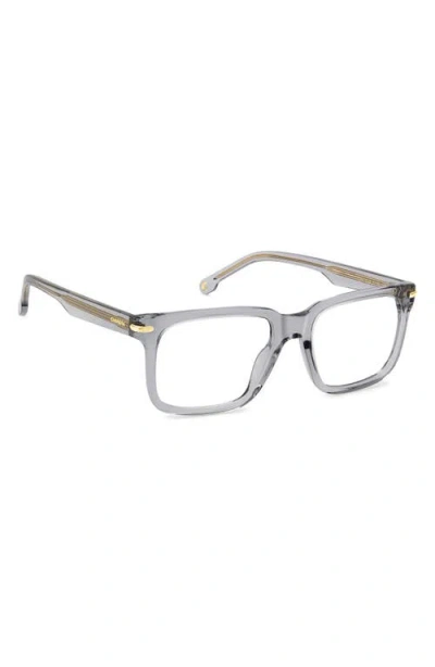 Carrera Eyewear 54mm Rectangular Optical Glasses In Gray