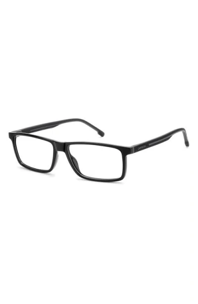 Carrera Eyewear 56mm Rectangular Optical Glasses In Black