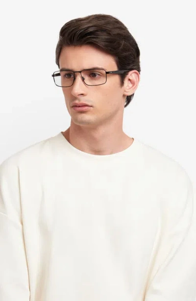 Carrera Eyewear 57mm Rectangular Optical Glasses In Gray
