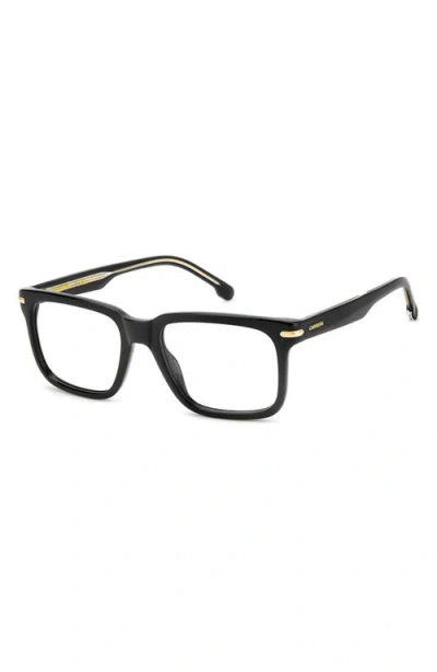 Carrera Eyewear 54mm Rectangular Optical Glasses In Black