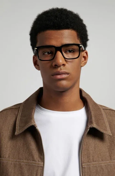 Carrera Eyewear 54mm Rectangular Optical Glasses In Black