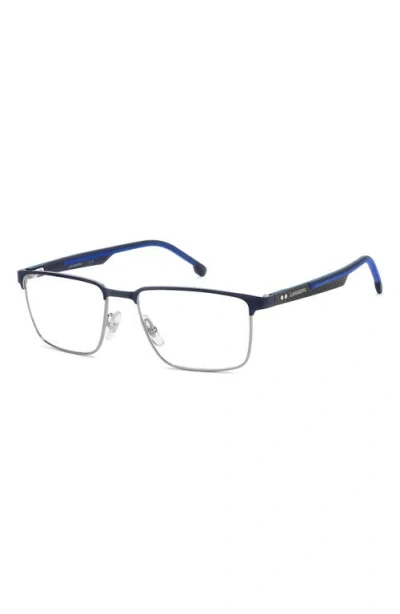 Carrera Eyewear 55mm Rectangular Optical Glasses