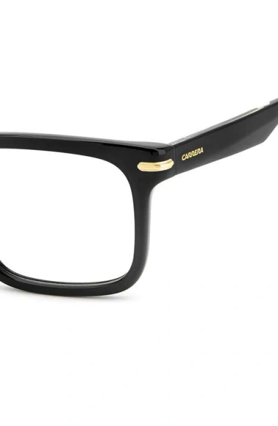 Carrera Eyewear 54mm Rectangular Optical Glasses In Black