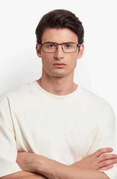 Carrera Eyewear 57mm Rectangular Optical Glasses In Gray