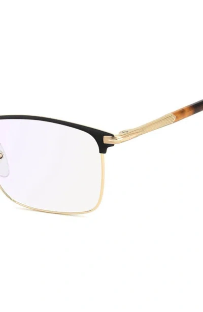 David Beckham Eyewear 54mm Rectangular Optical Glasses In Black