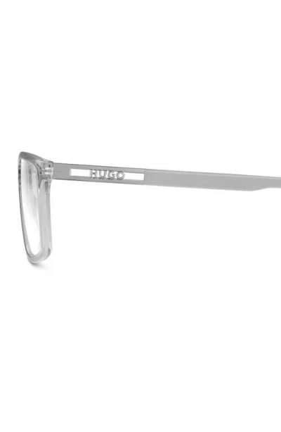 Hugo Boss Hugo 55mm Rectangular Optical Glasses In Gray