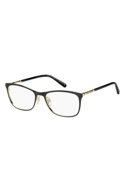 Marc Jacobs 53mm Rectangular Optical Glasses In Black