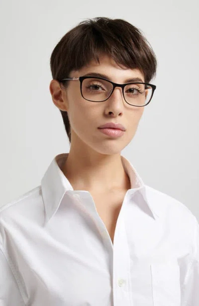 Marc Jacobs 53mm Rectangular Optical Glasses In Black