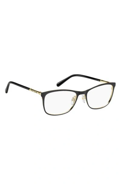 Marc Jacobs 53mm Rectangular Optical Glasses In Black