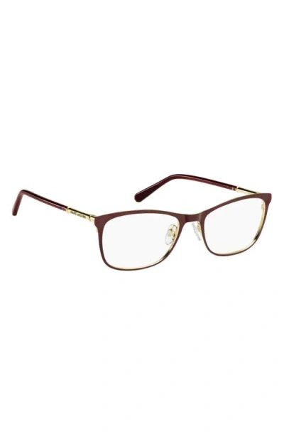 Marc Jacobs 53mm Rectangular Optical Glasses In Brown