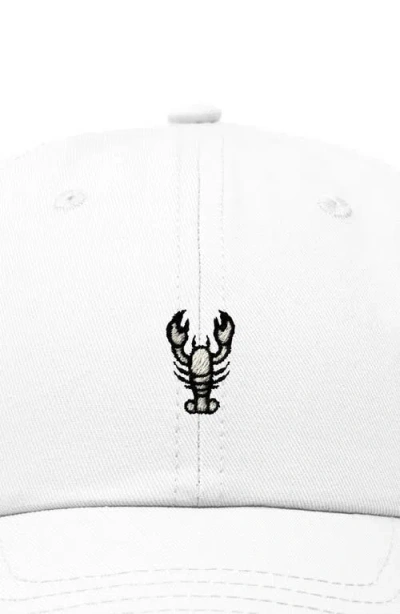 Dalix Lobster Dad Cap In White