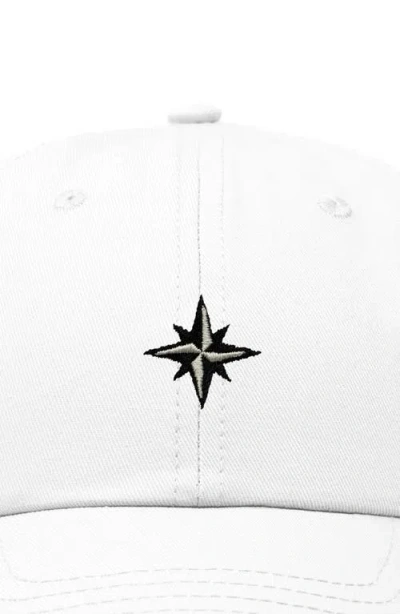 Dalix Starpoint Dad Cap In White