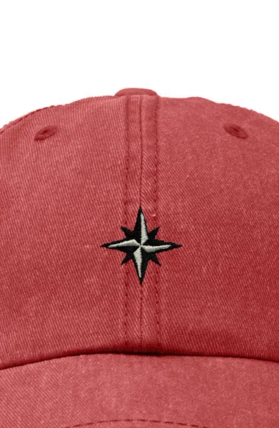 Dalix Starpoint Dad Cap In Red