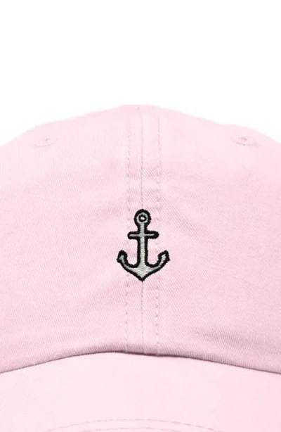 Dalix Anchor Dad Cap In Pink