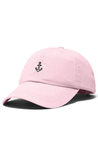 Dalix Anchor Dad Cap In Pink
