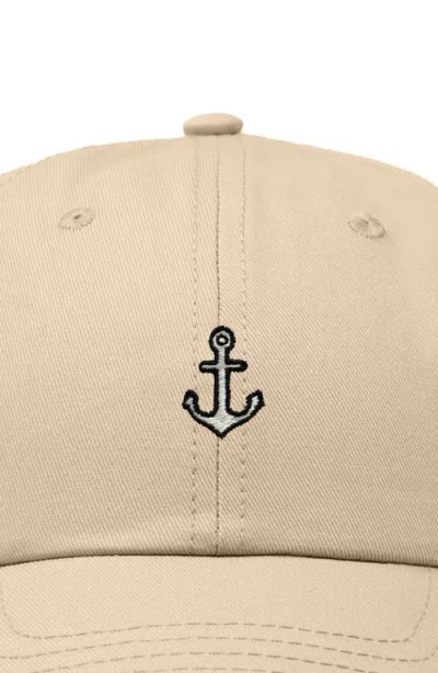 Dalix Anchor Dad Cap In Brown