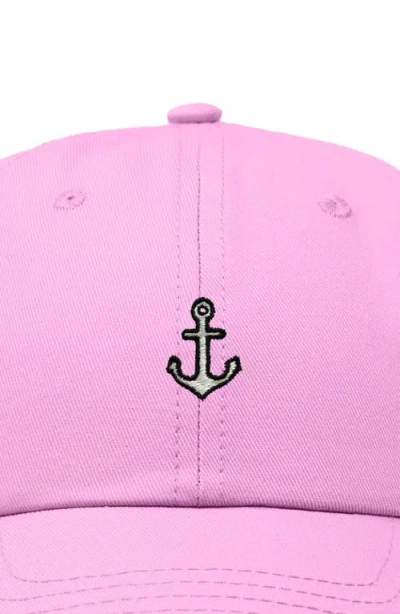 Dalix Anchor Dad Cap In Pink