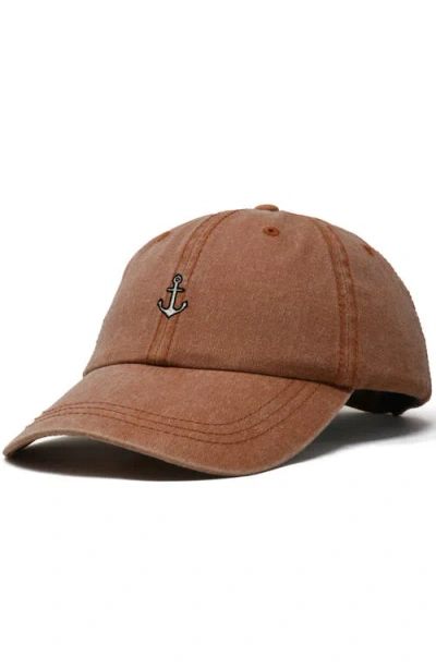 Dalix Anchor Dad Cap In Orange