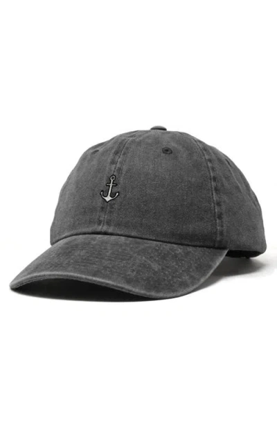 Dalix Anchor Dad Cap In Black