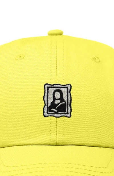 Dalix Frame Dad Cap In Yellow