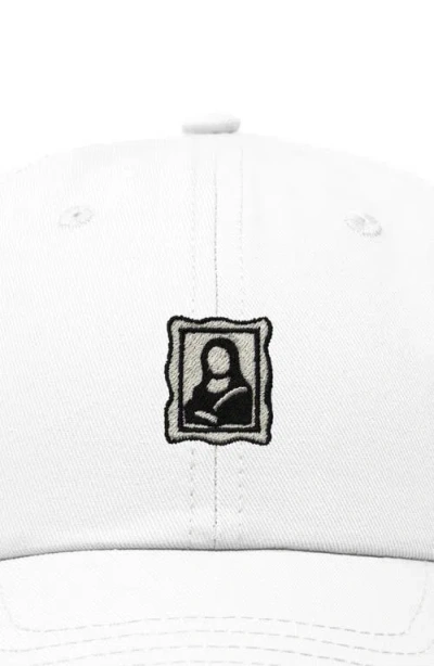 Dalix Frame Dad Cap In White