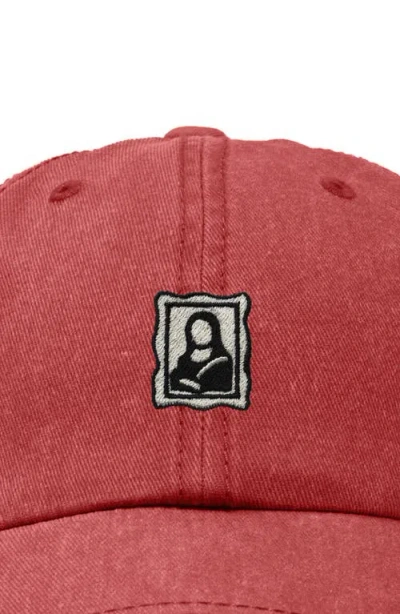 Dalix Frame Dad Cap In Red